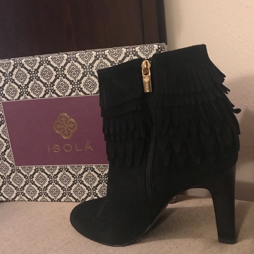ISOLA Layton Black Suede  Boot